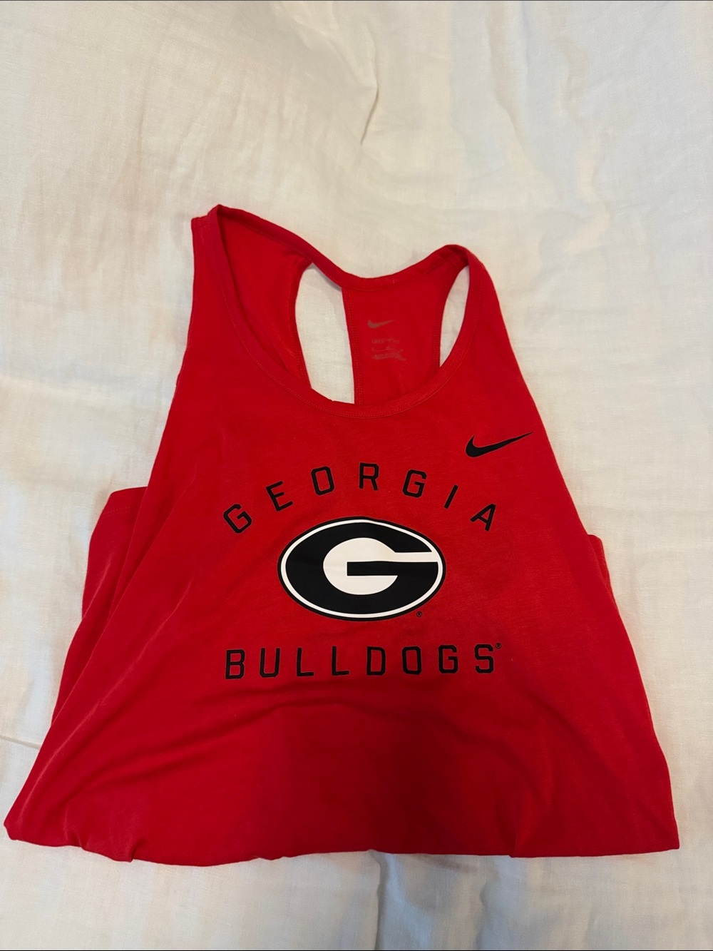 Nike Red Georgia Bulldogs Racerback Tank